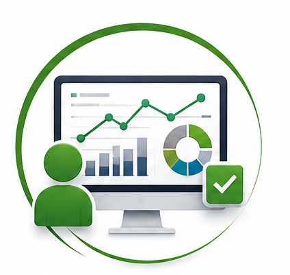 Monitoring, Evaluation, Accountability & Learning (MEAL) icon